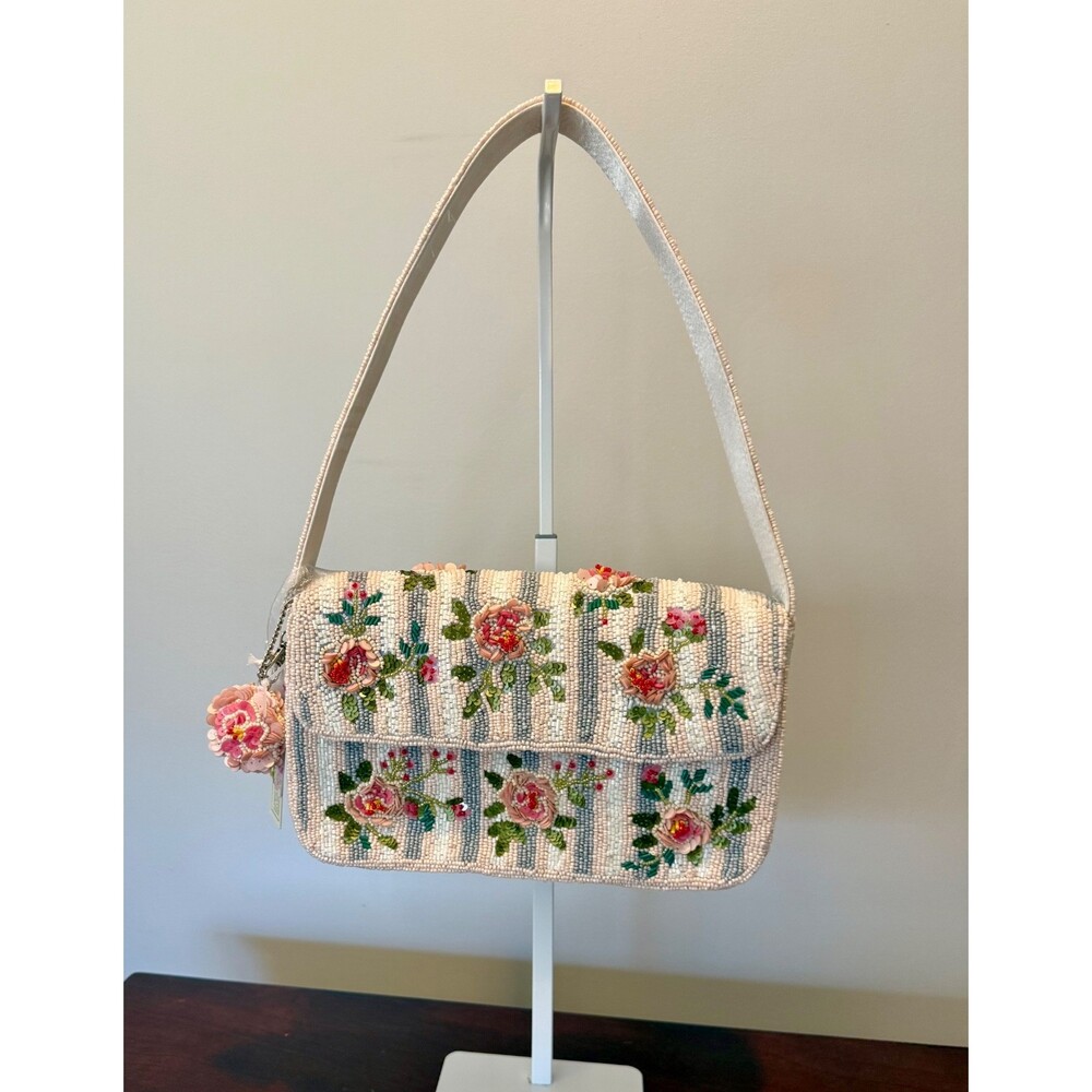 Rare Viral Love Shack Fancy Floral Beaded Bag, TJ Maxx, Marshalls